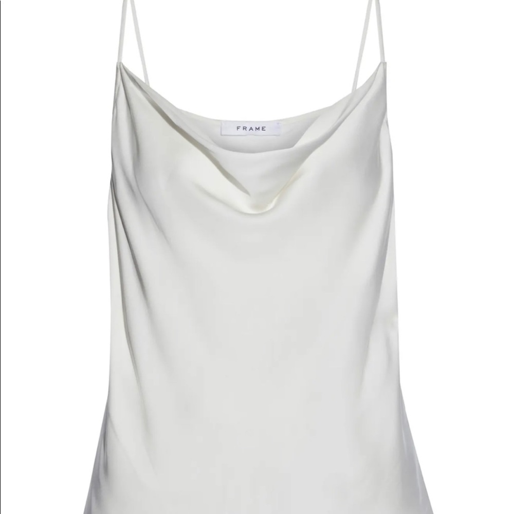 NWT Frame Draped Satin Camisole